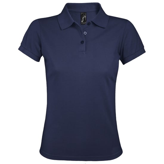 SOLs Womens/Ladies Prime Pique Polo Shirt (French Navy)