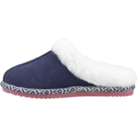 Hush Puppies Amara Suede Women's Navy Slippers - Image 4