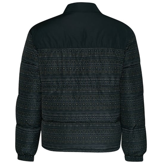Chaqueta acolchada negra reversible Fair Isle de Lyle & Scott - Image 2