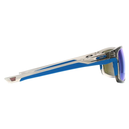 Gafas de sol Oakley Rectangulares para Hombre Gris Tinta Sapphire Prizm - Image 4