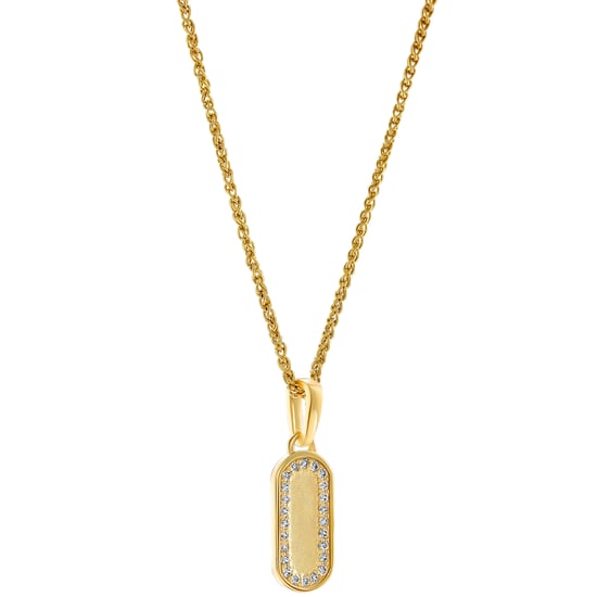 Orphelia 'Malaga' Women's 925 Sterling Silver Pendant with Chain - Gold ZH-7573/G - Image 3
