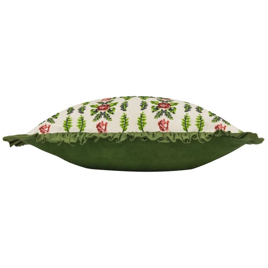 Funda de Cojín de Algodón Bordada Feeoni Hogar Dulce Hogar - Image 3