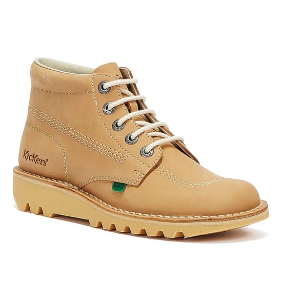 Kickers Kick Hi Mens Tan Nubuck Boots - Image 2