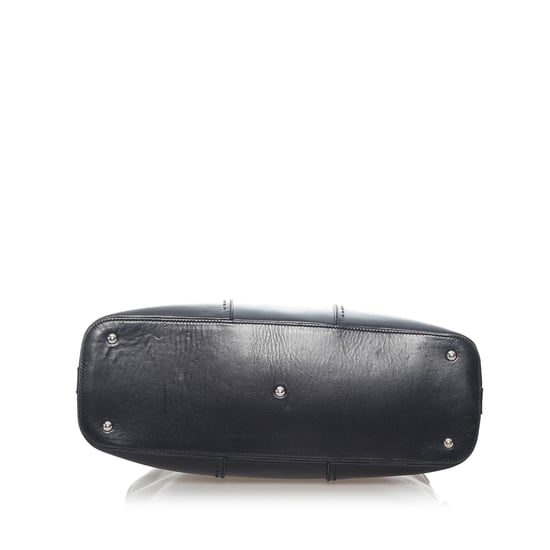 Bolso de Mano de Cuero YSL Muse Vintage Negro - Image 4