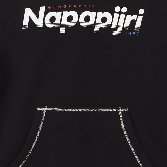 K TAU fleece sweatshirt high neck with hood GA4EPP boy