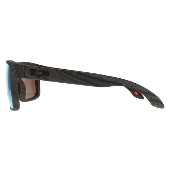Gafas de sol polarizadas Oakley Rectangle para hombres con diseño de madera Prizm Deep Water - Image 3