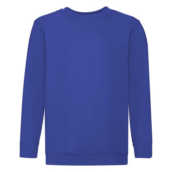 Fruit Of The Loom Childrens Unisex Set In Sleeve Sweatshirt (Royal) - Image 1