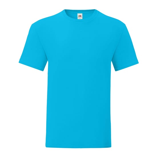 Fruit Of The Loom Mens Iconic 150 T-Shirt (Azure Blue) - Image 1