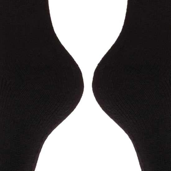 Floso Womens/Ladies Thermal Winter Wellington/Welly Boot Socks (2 Pairs) (Black) - Image 3