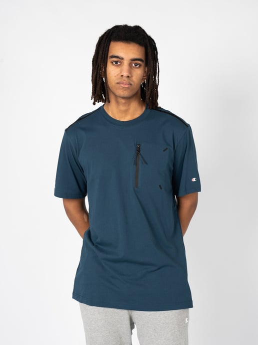 Champion T-Shirt del hombre azul - Image 3