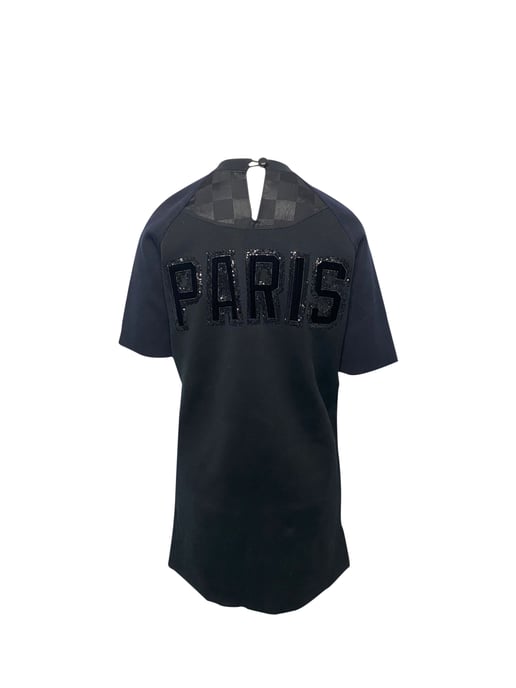 Louis Vuitton Embellished Shirt Dress in Black Cotton - Image 2