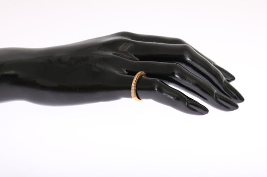 Anillo Nialaya Gold Auténtico para Mujeres con CZ Claro en Oro y Plata 925 - Image 3