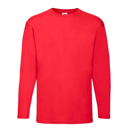 Fruit of the Loom Mens Valueweight Long-Sleeved T-Shirt (Red) - Image 1