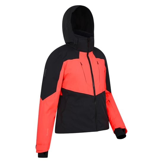 Mountain Warehouse Womens/Ladies Altitude Extreme RECCO Ski Jacket (Navy Blue/Red Orange)