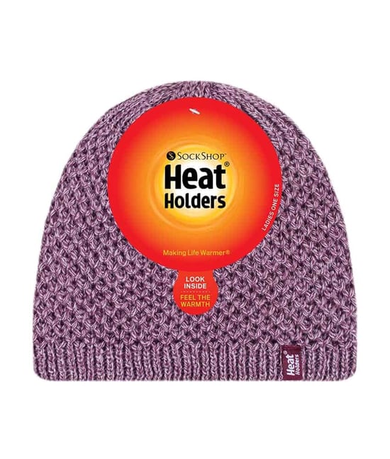 Heat Holders - Gorro Térmico de Punto con Forro de Franela para Dama - Image 2