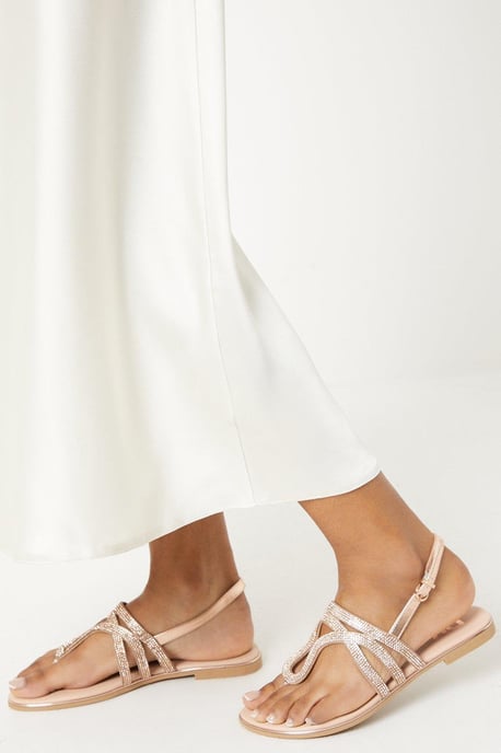 Wide Fit Frida Embellished Sandals