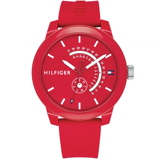 Tommy Hilfiger Denim Men's Red Watch 1791480 - Image 1