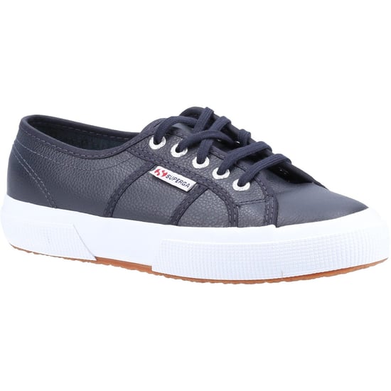 Superga 2750 Leather Men's Blue Navy Trainers - Image 1