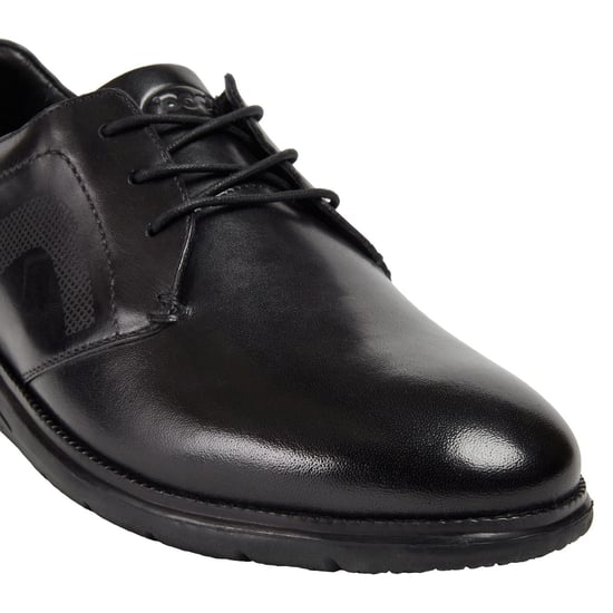 Pod Aston Leather Men's Black Lace-Up Shoes - Image 5