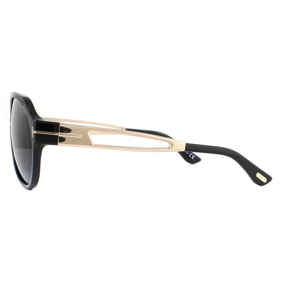 Tom Ford Sunglasses Paul FT0778 01A Shiny Black Smoke