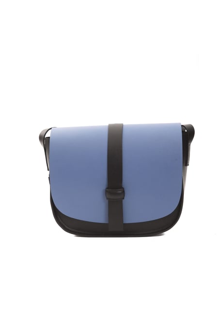 Bolso Bandolera de Cuero Azul Donatella para Mujer Pompei - Image 1