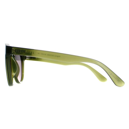 Serengeti Round Mens Shiny Milky Khaki Saturn Polarized Smoke Kingman