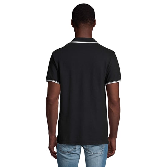 SOLS Mens Practice Contrast Polo Shirt (Navy) - Image 2