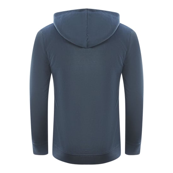 Sudadera azul navy con logo de estampado de cebra de Cavalli Class - Image 2