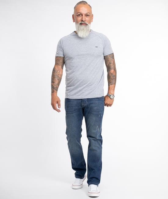 Rock Creek Jeans Straight Cut Blau
