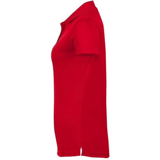 SOLS Womens/Ladies Performer Short Sleeve Pique Polo Shirt (Red) - Image 4