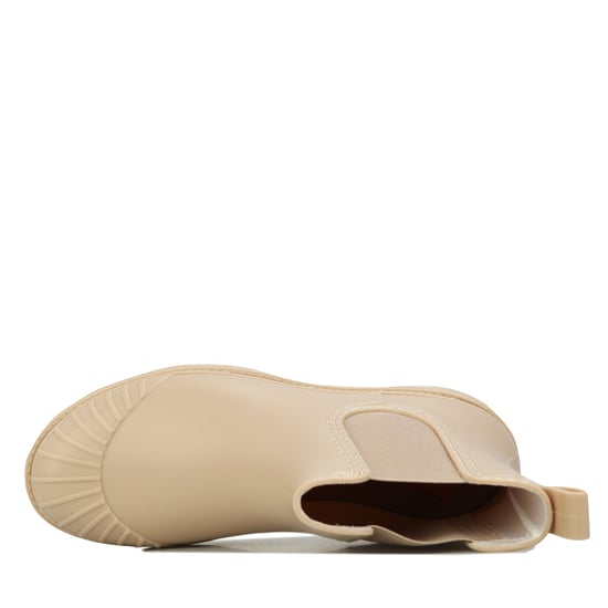 Women's Rocket Dog Puddle Rubber Chelsea Boots in Off White