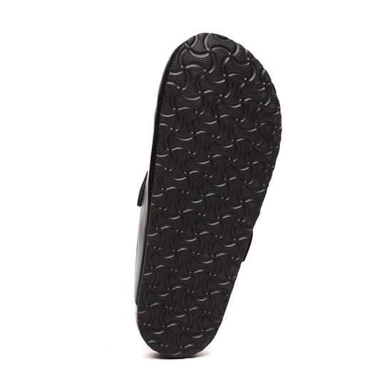 EVER AU Sandalias zueco confort piel hombre Hardhead - Piel negra - Image 5