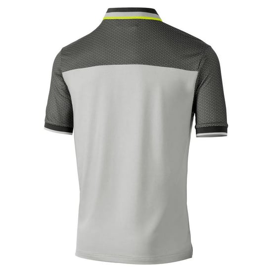 Island Green Mens Golf Polo Shirt (Silver Grey/Charcoal) - Image 2