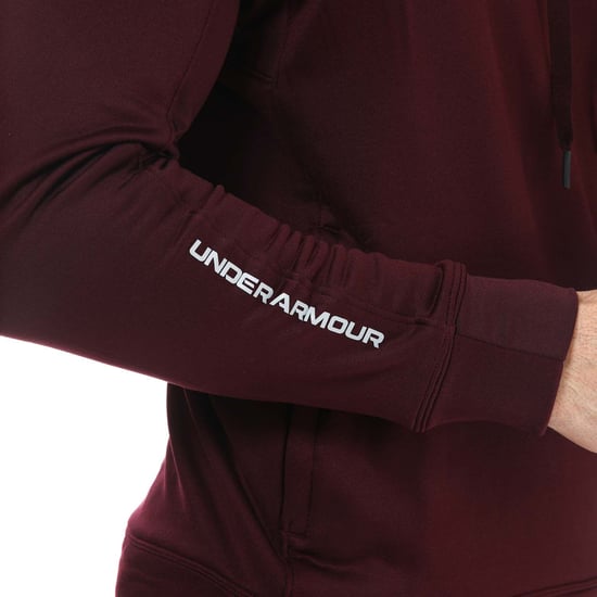 Under Armour Terry Mens Burgundy Hoodie