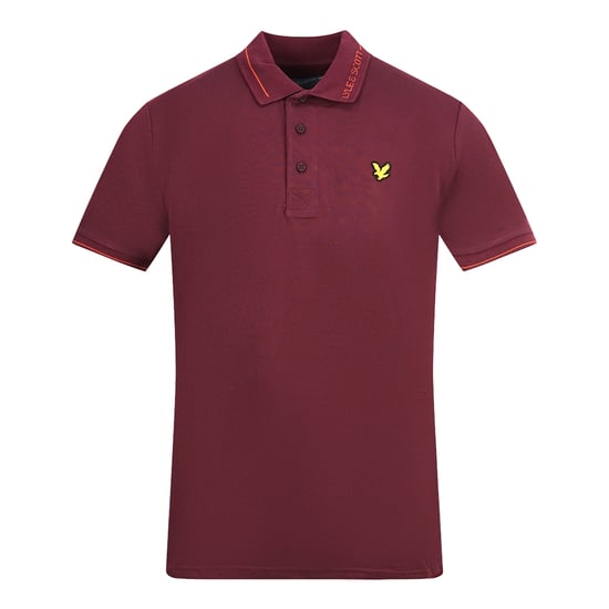 Polo con cuello con la marca Battle Rust de Lyle & Scott - Image 1