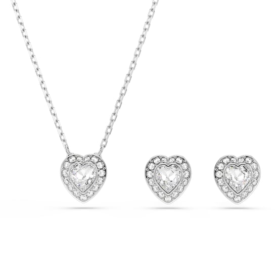 Swarovski 'Ss25 Capsule' Women's Base Metal Set: Necklace + Earrings - Silver 5720849 - Image 1