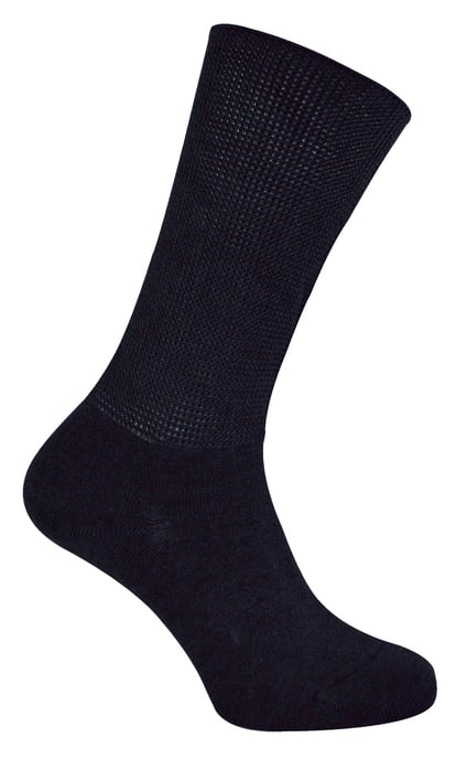Calcetines de bambú extra anchos para edemas | Dr.Socks | Hombres y mujeres | Calcetines para pies hinchados tobillos piernas y diabéticos - Negro - Image 2