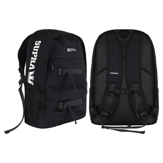 Mochila Challenge unisex negra con correa ajustable Supra - Image 3