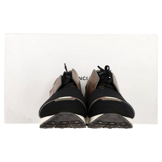 Balenciaga Race Runner Sneakers in Multicolor Leather and Suede - Image 2