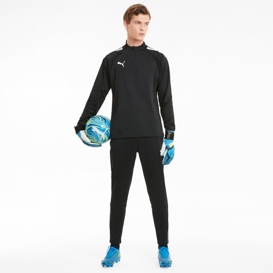 PUMA Mens teamLIGA Quarter-Zip Football Top - Image 3