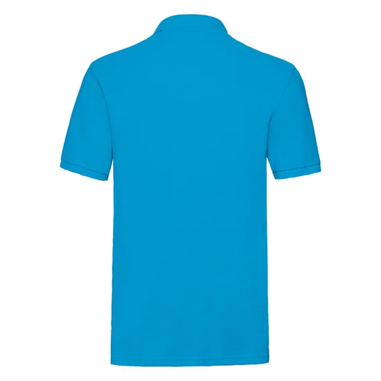 Fruit of the Loom Mens Premium Pique Polo Shirt (Azure Blue) - Image 2
