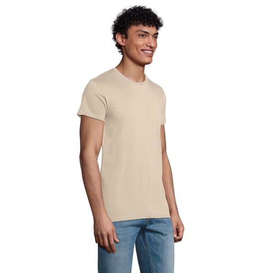 SOLS Mens Pioneer Organic Cotton T-Shirt (Natural) - Image 3
