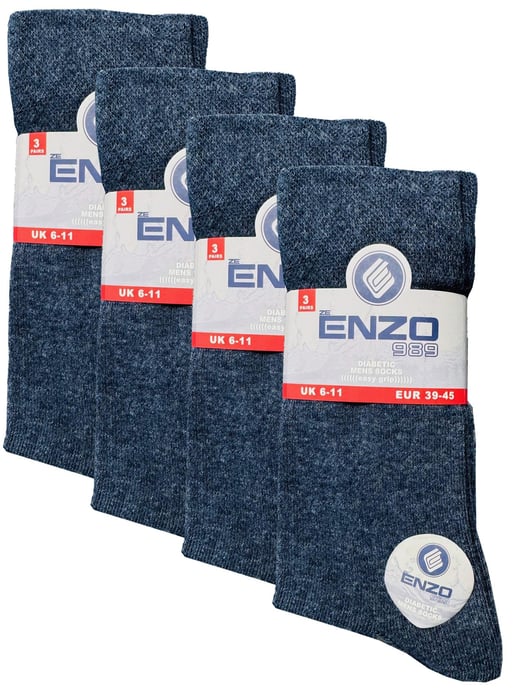 Enzo | 12 Pares Calcetines Algodón Hombre - Image 3