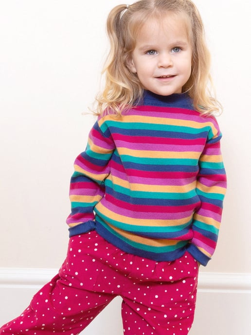 Kite Clothing Rainbow Stripe Jumper