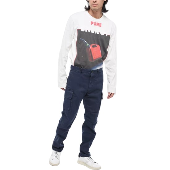 Diesel Pantalones P-Cor-Embnew del hombre azul oscuro - Image 2
