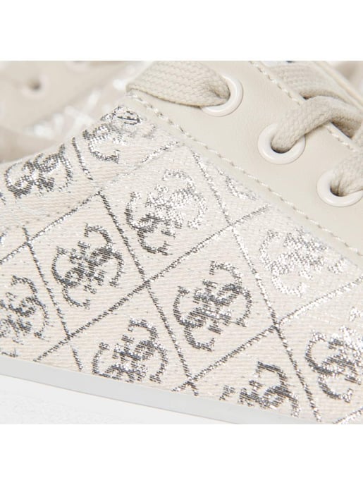 Zapatillas Guess para mujer con logo, talla 4G, color plata - Image 3