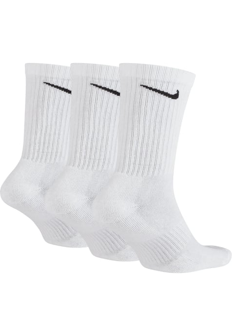 Calcetines de entrenamiento Nike Everyday Cushion Crew 3 pares en blanco - Image 2