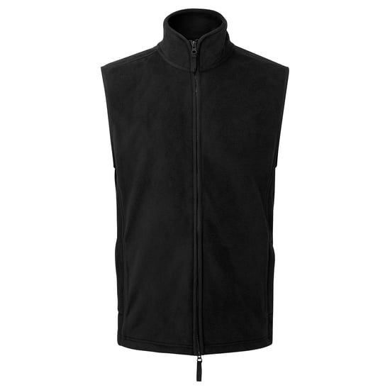 Premier Mens Artisan Fleece Gilet (Black) - Image 1