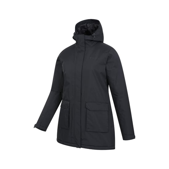 Mountain Warehouse Womens/Ladies Ranger Water Resistant Padded Parka (Black) - Image 3