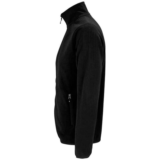 SOLS Mens Factor Zipped Fleece Jacket (Black) - Image 3